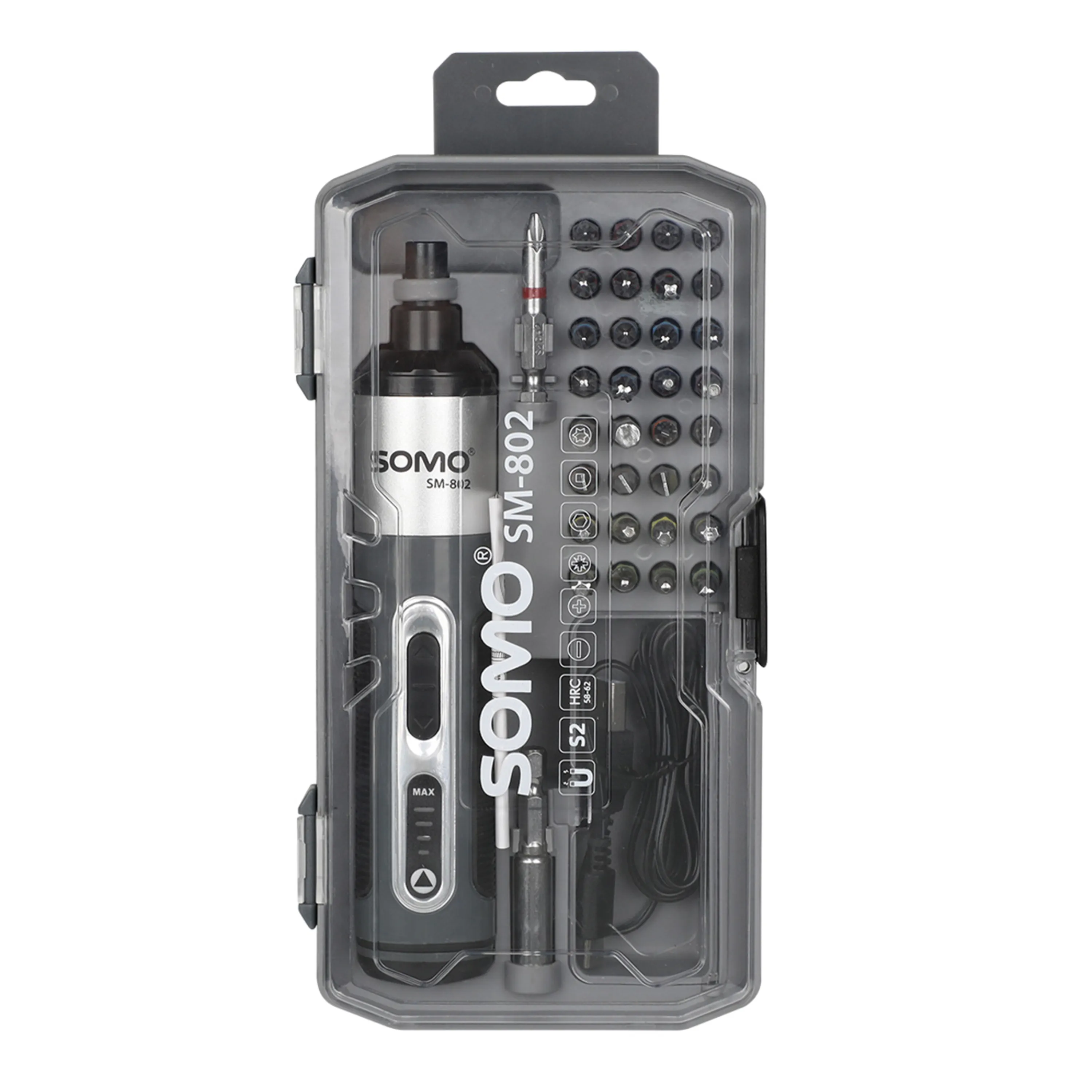 ست پیچ گوشتی شارژی 32 عددی سومو SM-802